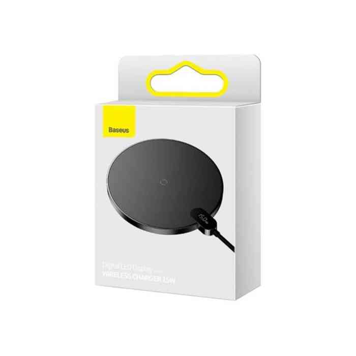 Baseus 15W Wireless Charger Digital LED Display Gen 2